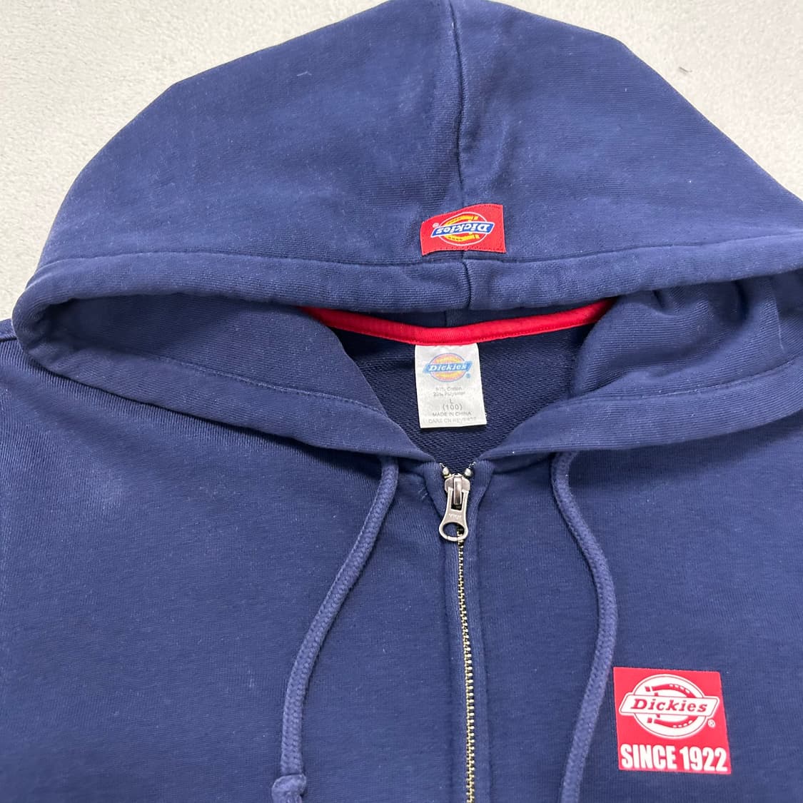 Dickies Navy Hoodie Zip-up 상품이미지8