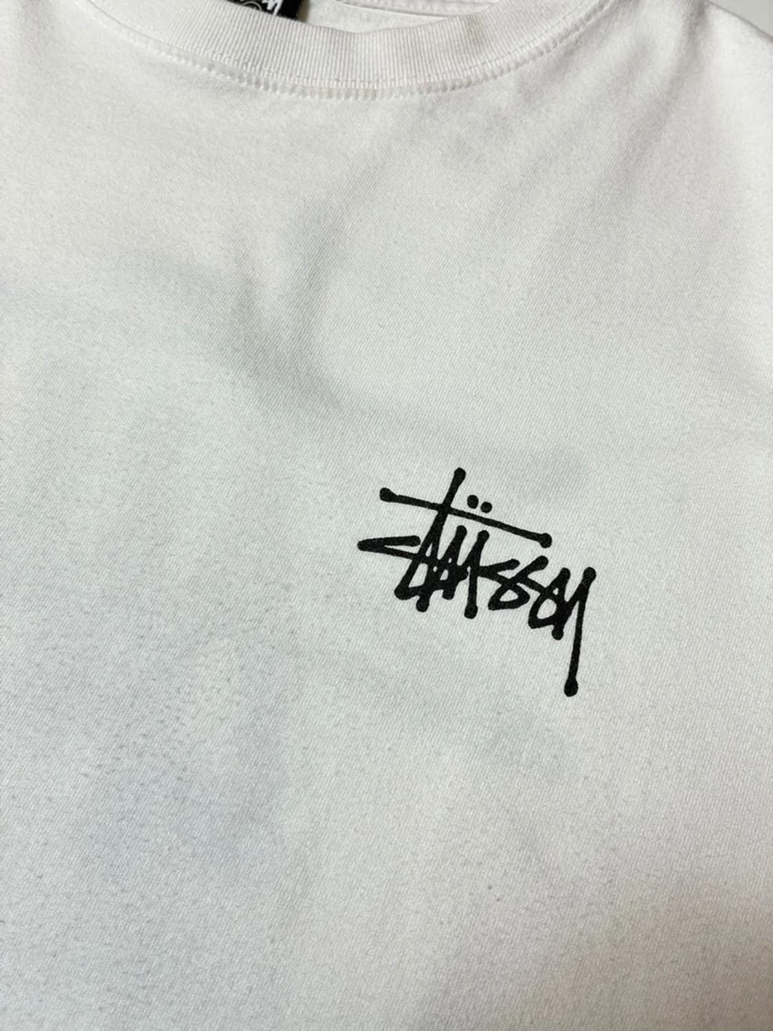 스투시 베이직 로고 코튼 반팔 티셔츠 PN9693 상품이미지5