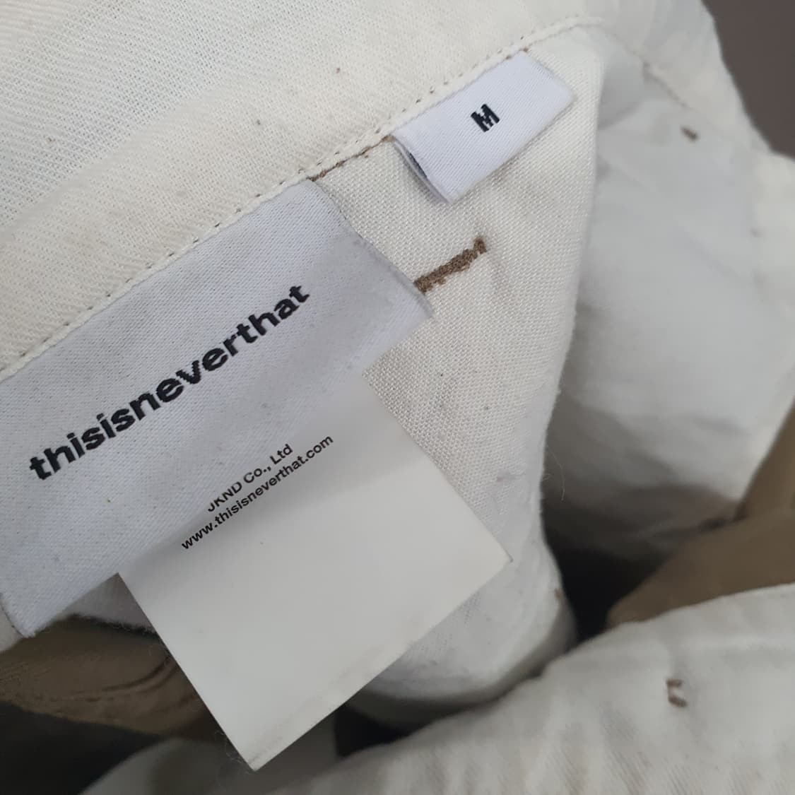 디스이즈네버댓 베이지 치노팬츠 상품이미지3