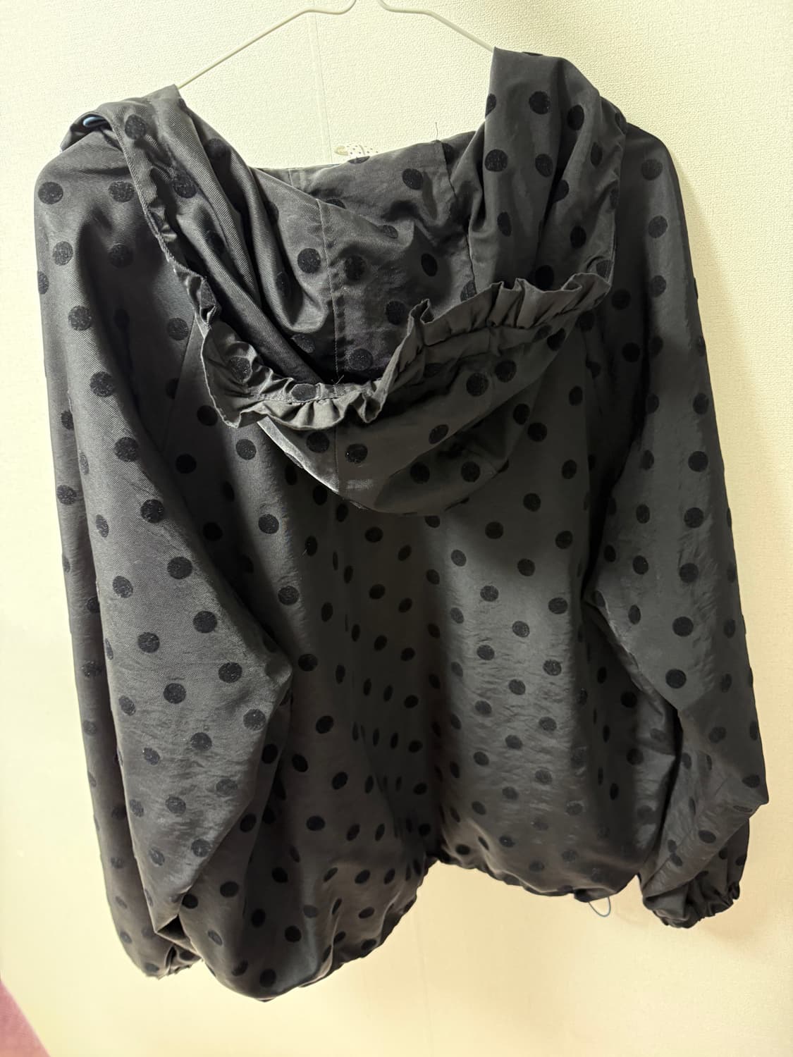 오헤시오 dot frill hooded windbreaker 바람막이 상품이미지3