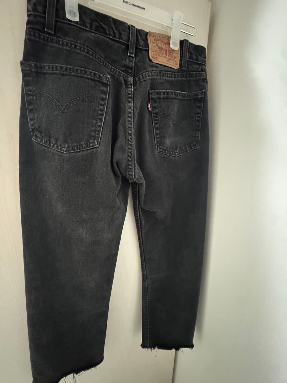 리바이스 505 블랙 (밑단수선) 상품이미지2