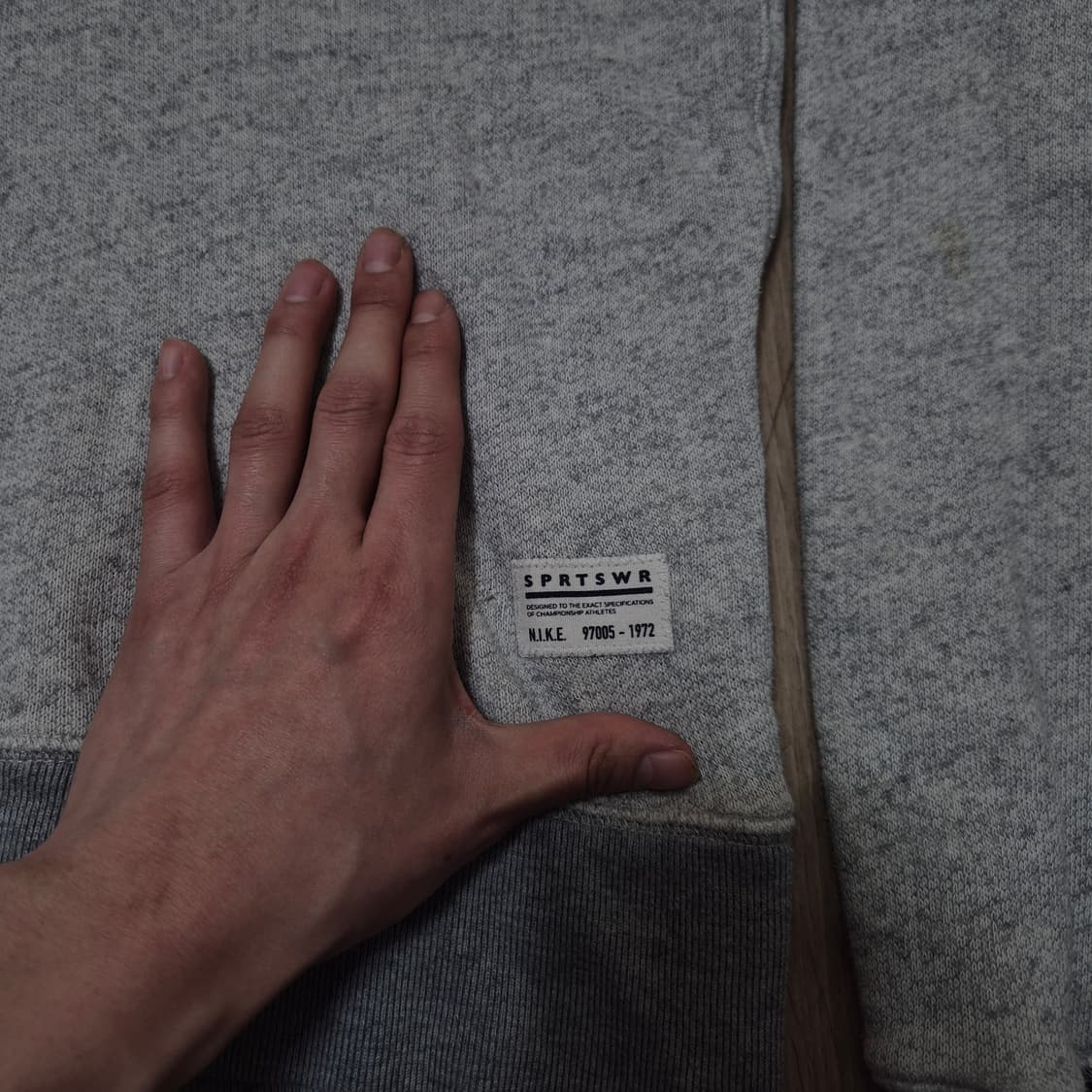 나이키 빅로고 배색 시보리 맨투맨 M(95) 상품이미지5