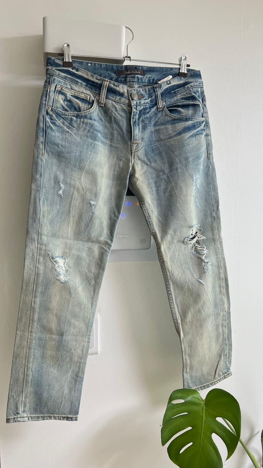 Buckaroo 데미지 워싱 데님 청바지 30인치 상품이미지1