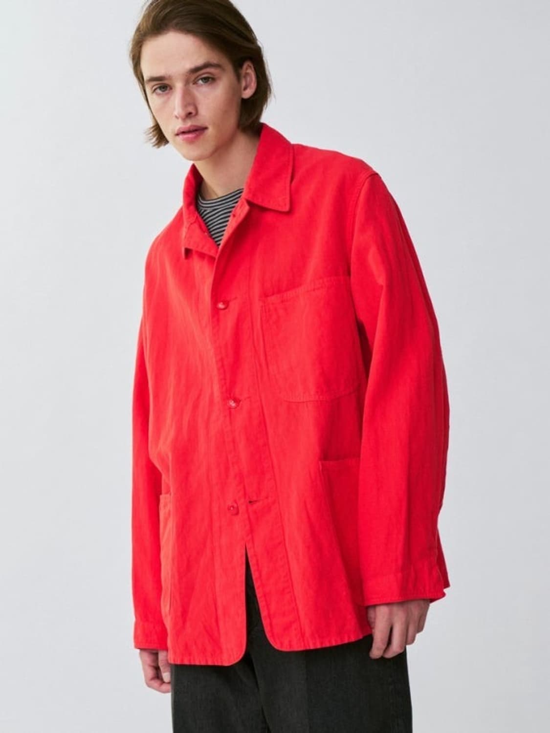 캡틴선샤인 커버올 워크자켓 (다홍, L, 새상품) 상품이미지8