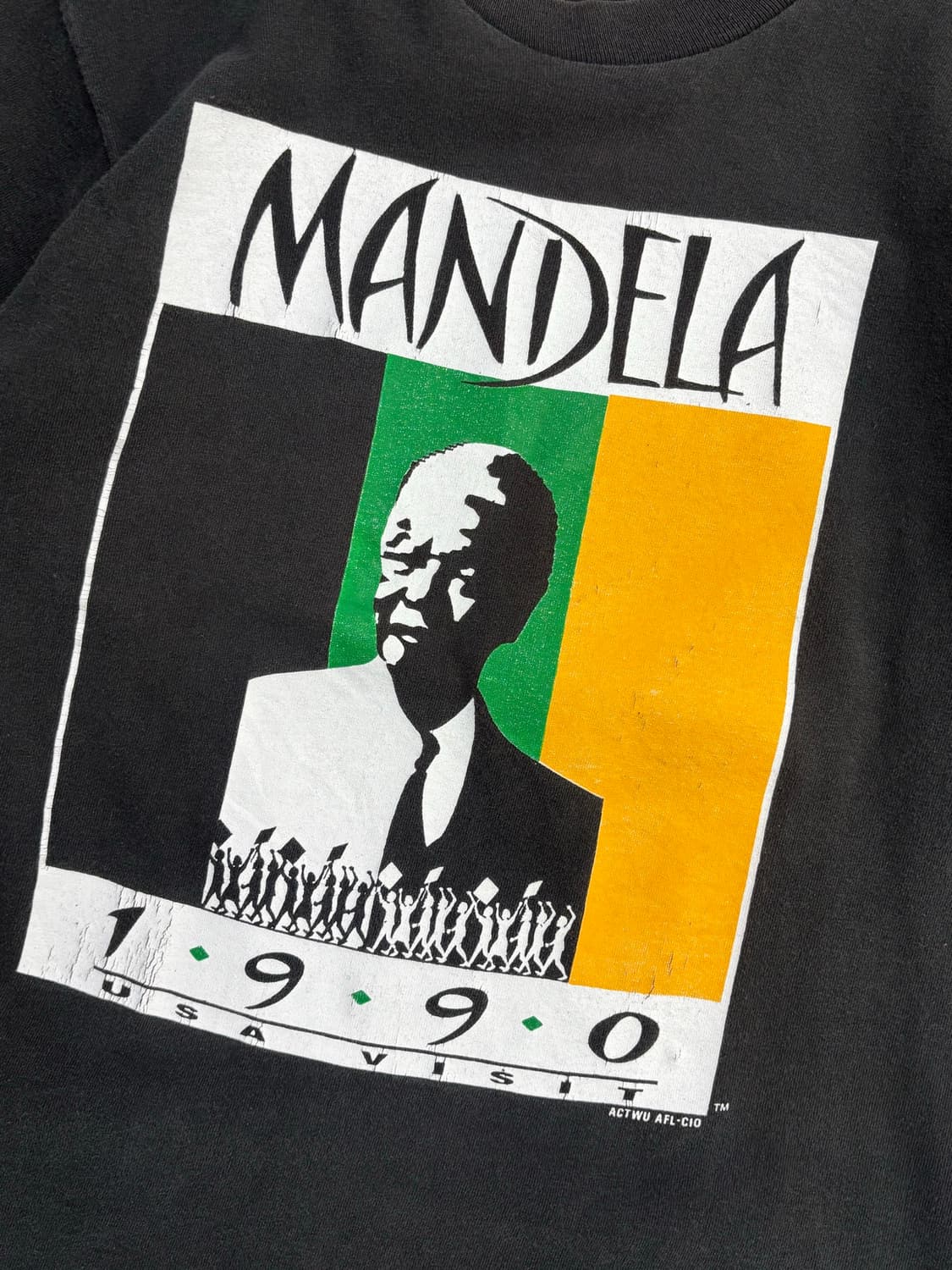 90s Nelson Mandela USA Visit Promo Tee 상품이미지4