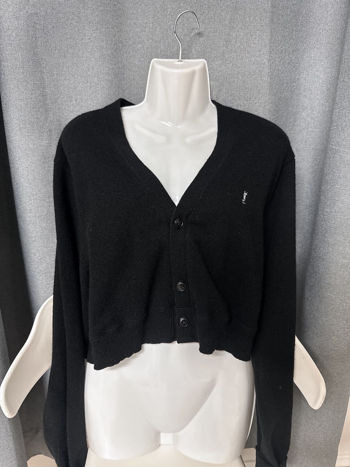 입생로랑 블랙 가디건(커스텀) 상품이미지1