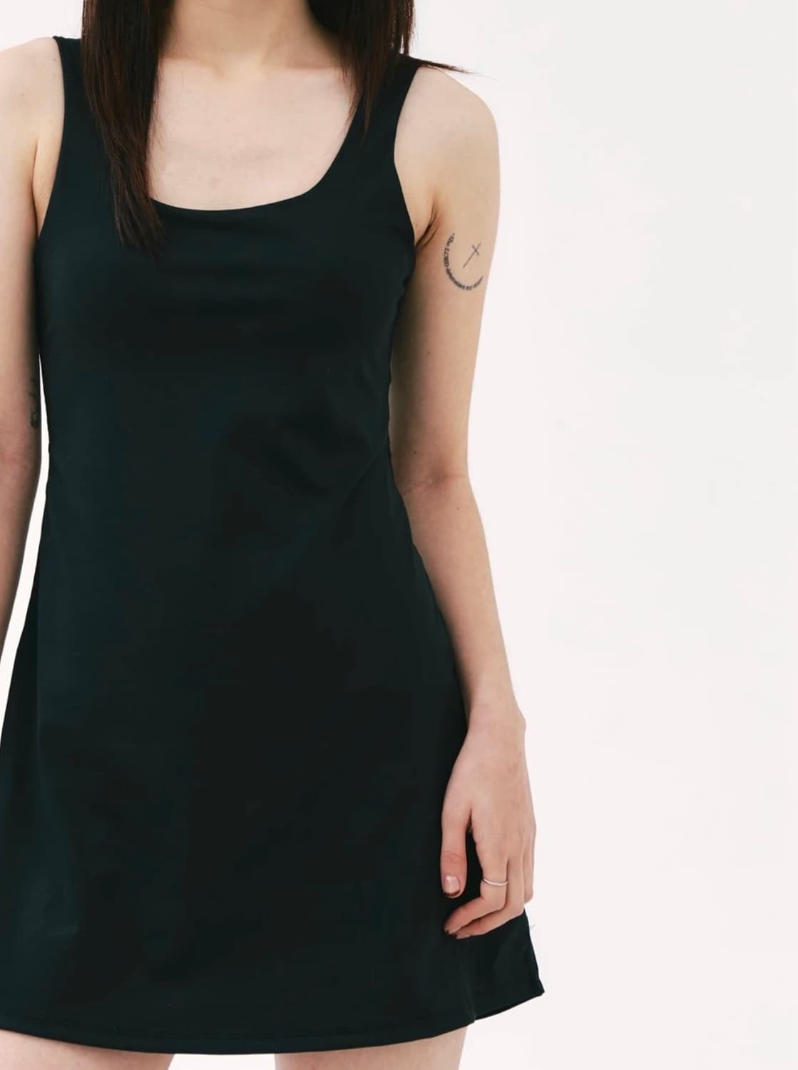 나일론 A라인 원피스 상품이미지1