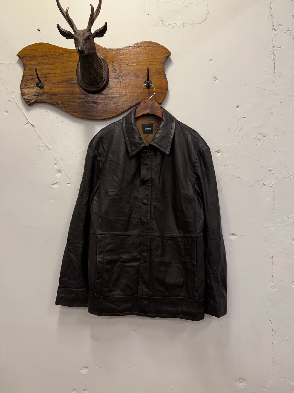 (L) HUGO BOSS 휴고보스 Italian Lamb Nappa Le 상품이미지2