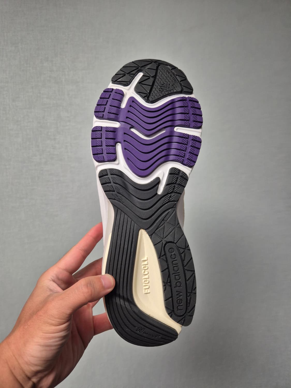 [새상품/285] 뉴발란스 990v6 메이드 인 USA 화이트 블랙 플럼 상품이미지5