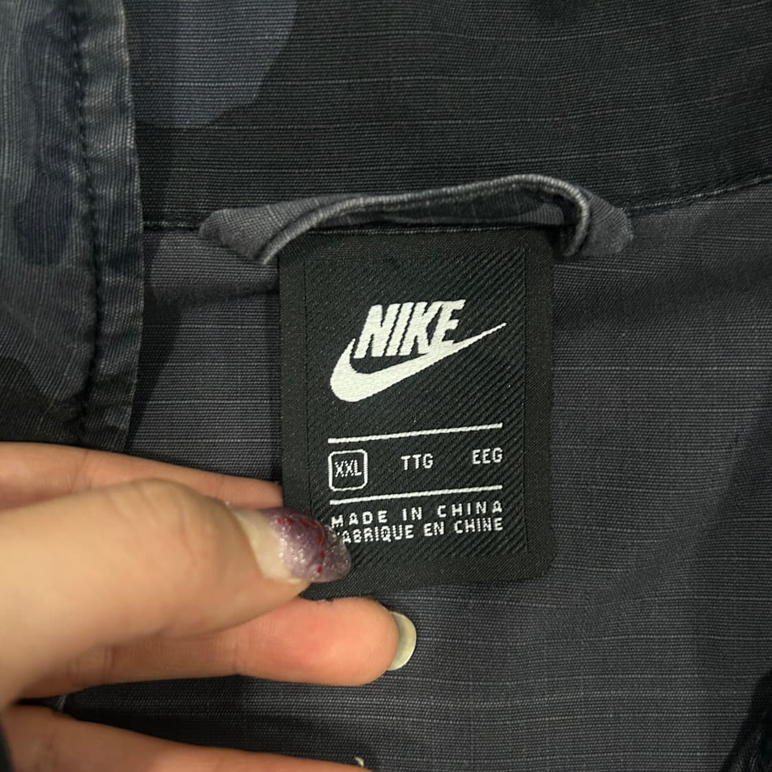 Nike 나이키 NSW 네이비 카모 자켓 상품이미지7