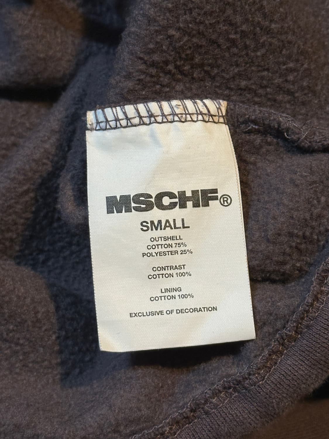 미스치프 MSCHF 크롭 사이드 집 후드티 퍼플 상품이미지6