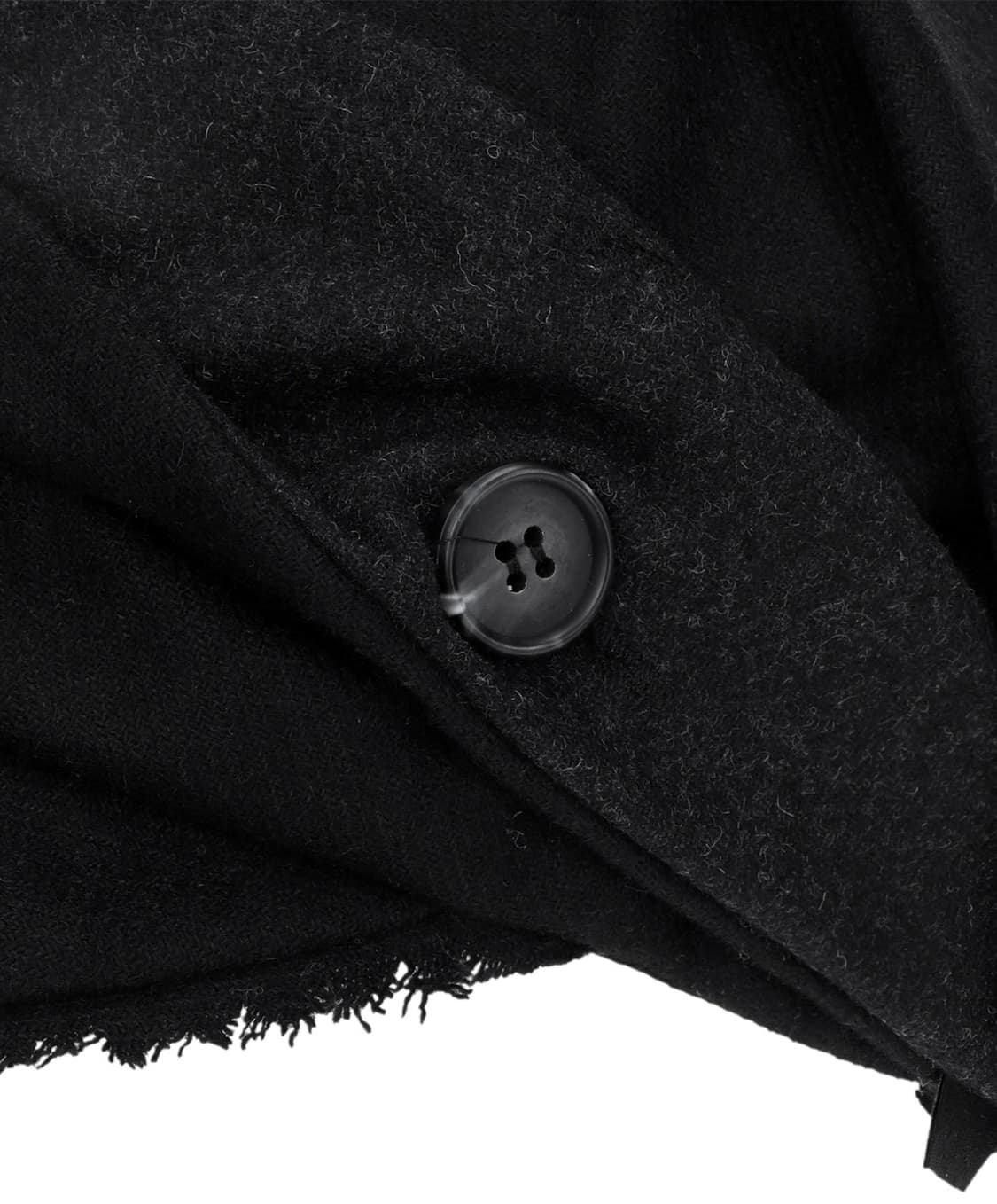 OJOS Scarf Veil Wool Cap / Black 상품이미지3