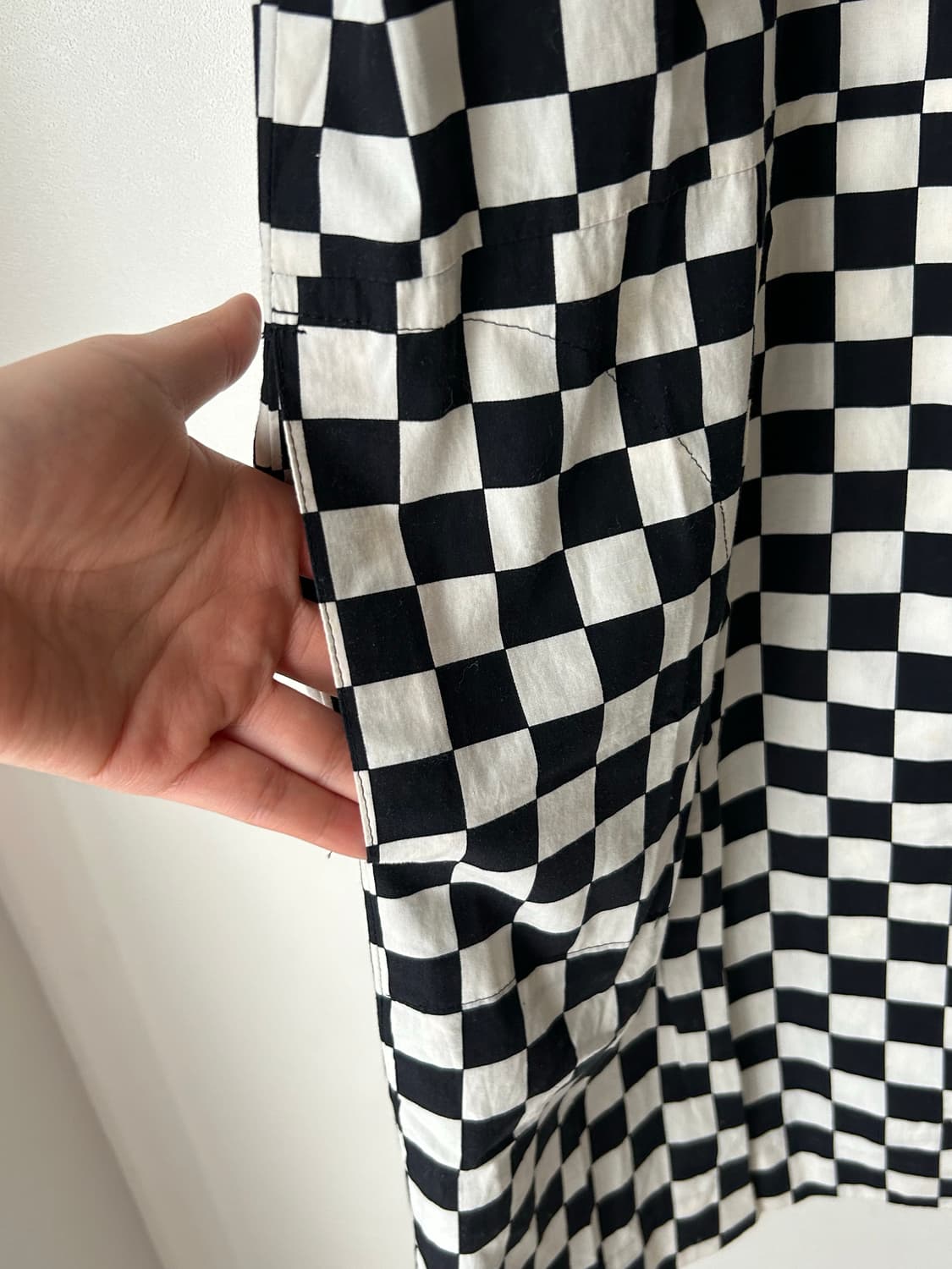 Comme des garcons 꼼데가르송 체스 셔츠 원피스 상품이미지6