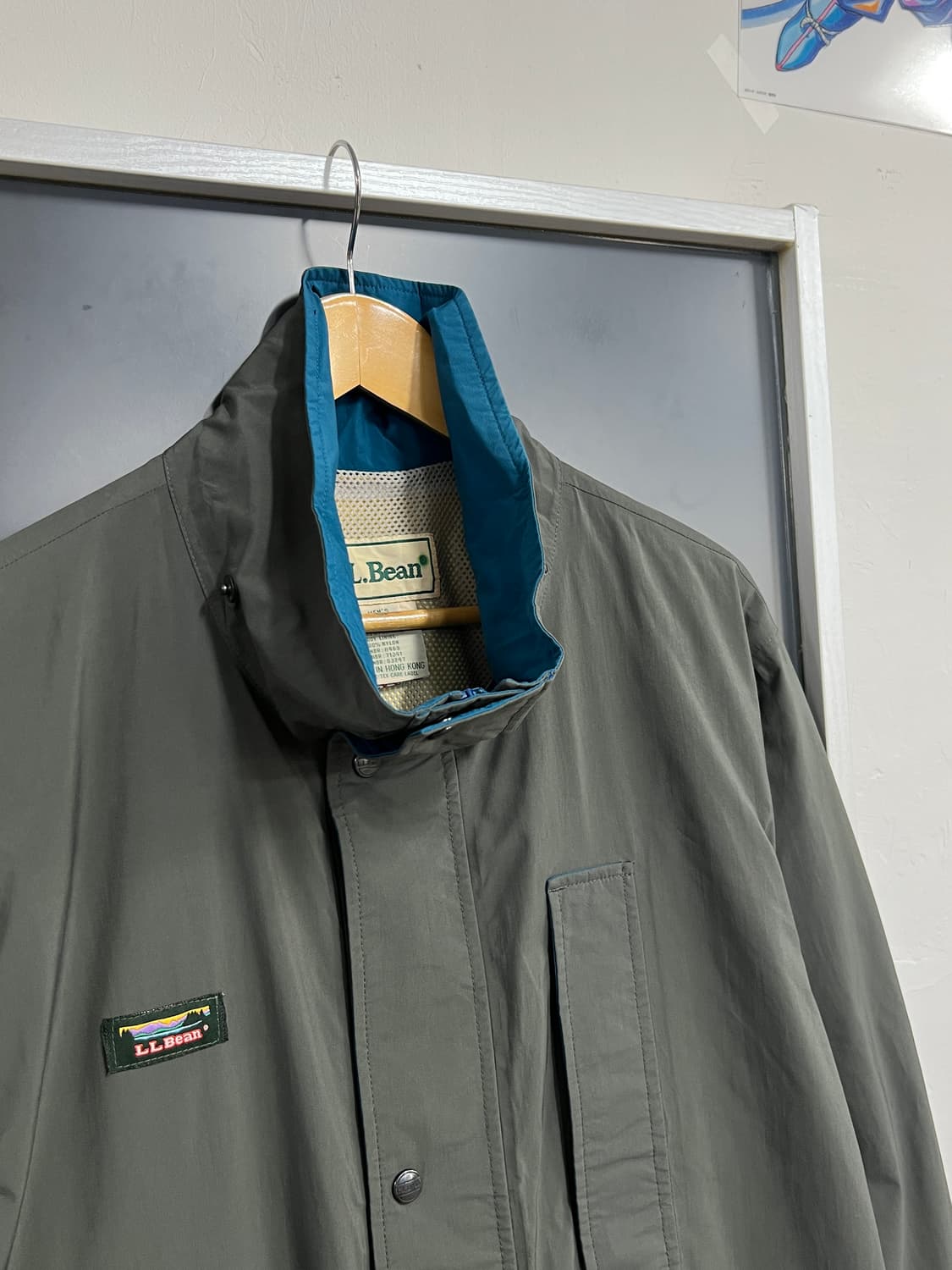90s LL Bean 엘엘빈 고어텍스 카키 바람막이 상품이미지2