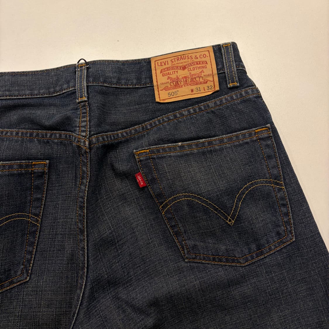 [31x32] 리바이스 505 레귤러핏 데님 팬츠 청바지 D428 상품이미지3