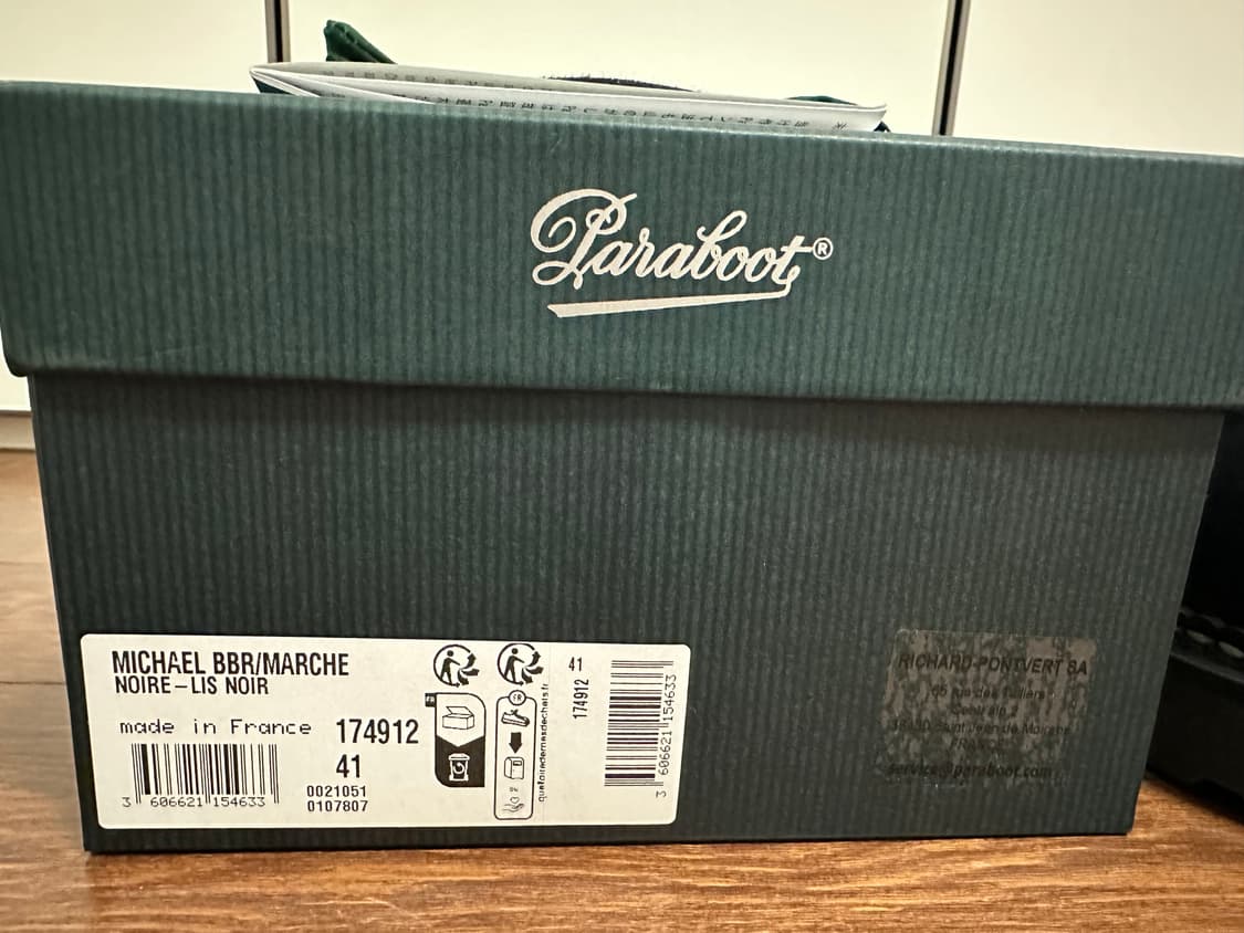 파라부트 미카엘 BBR 블랙 EU41(265mm) 상품이미지10