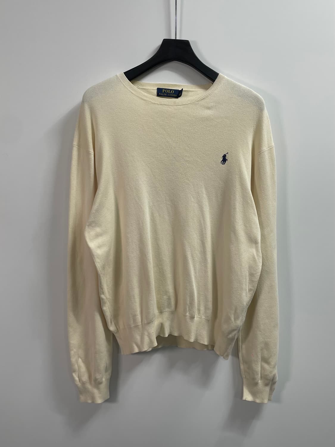 폴로 랄프로렌 크림아이보리 니트 (on.344)   상품이미지1