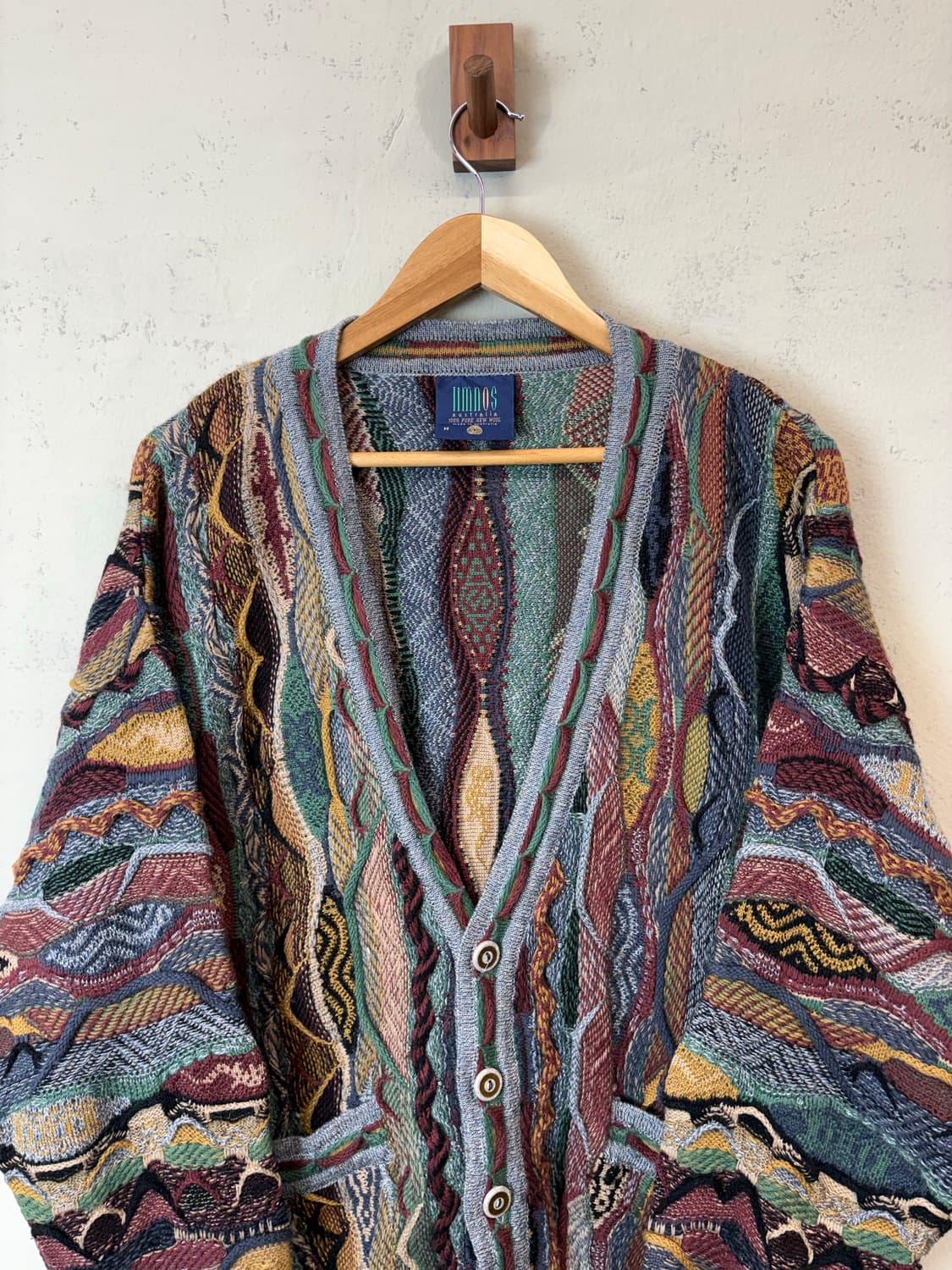 limnos 림노스 빈티지 케이블 니트 가디건 상품이미지5