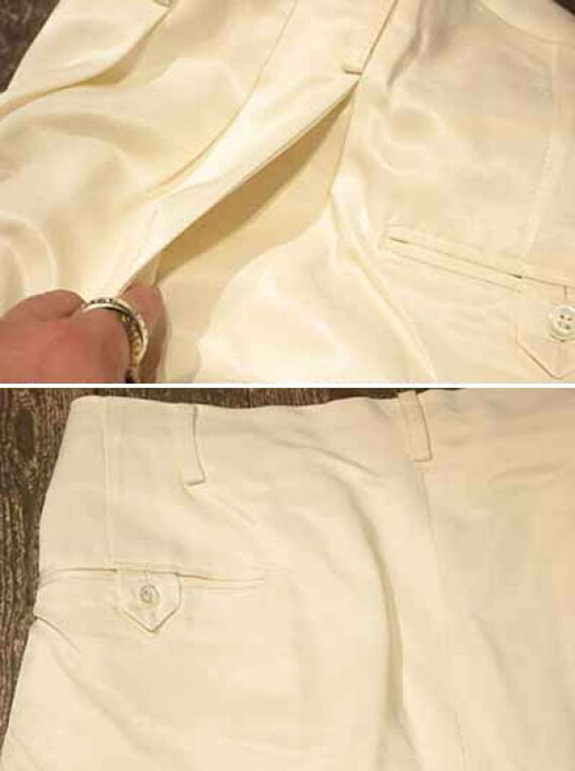 [30] 어트랙션즈 웨어마스터즈 레이온 개버딘 트라우저 팬츠 상품이미지4