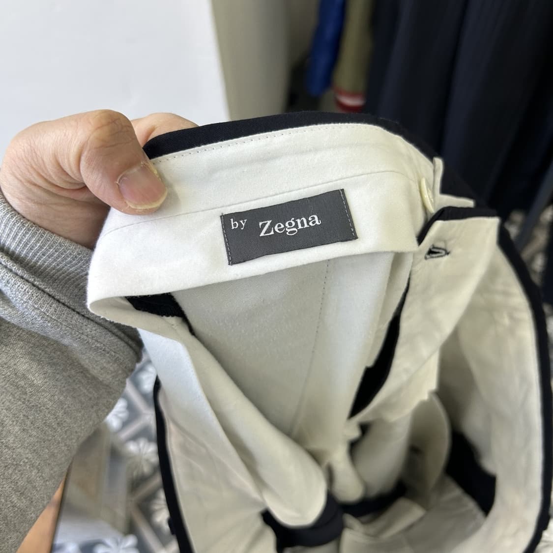 16016 - 제냐 투피스 수트 셋업 (54R) (라나 울 100%) 상품이미지9