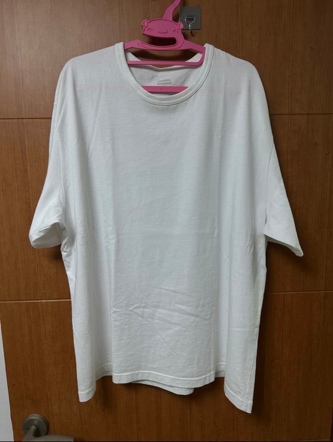 [3XL] 무탠다드 반팔 티셔츠 화이트 상품이미지1