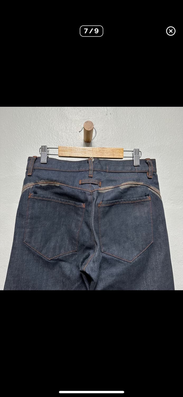 장폴고티에 레드스티치 생지 페인팅진 상품이미지7