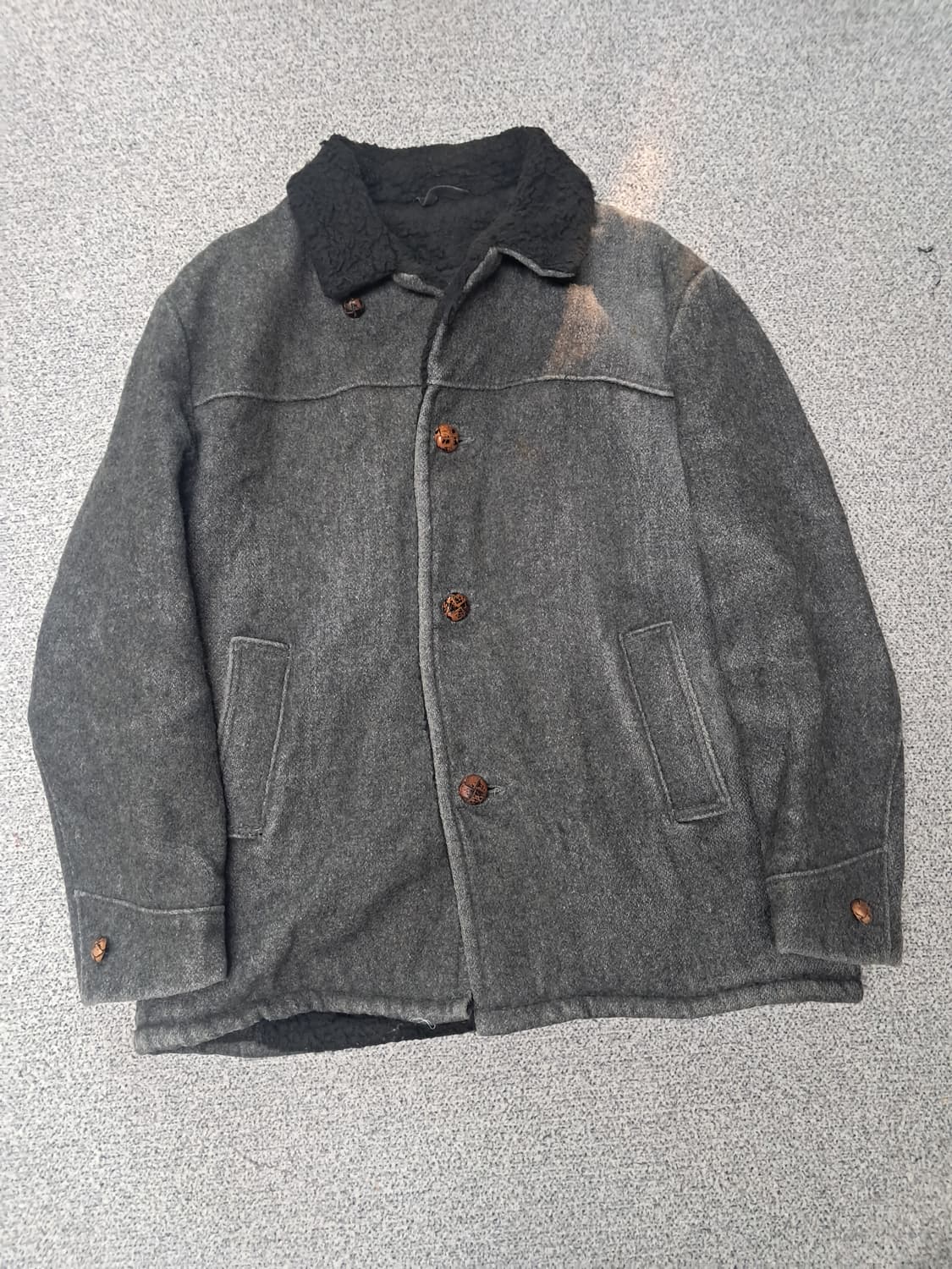 Schott90-00s 울 쉐르파 코트 상품이미지1