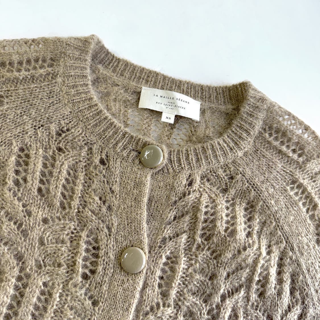 세잔 SEZANE 모헤어 크로셰 니트 가디건 상품이미지4