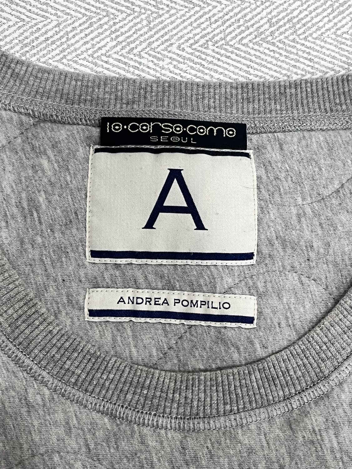 텐꼬르소꼬모 천사 퀼팅 맨투맨 남성 L 상품이미지6