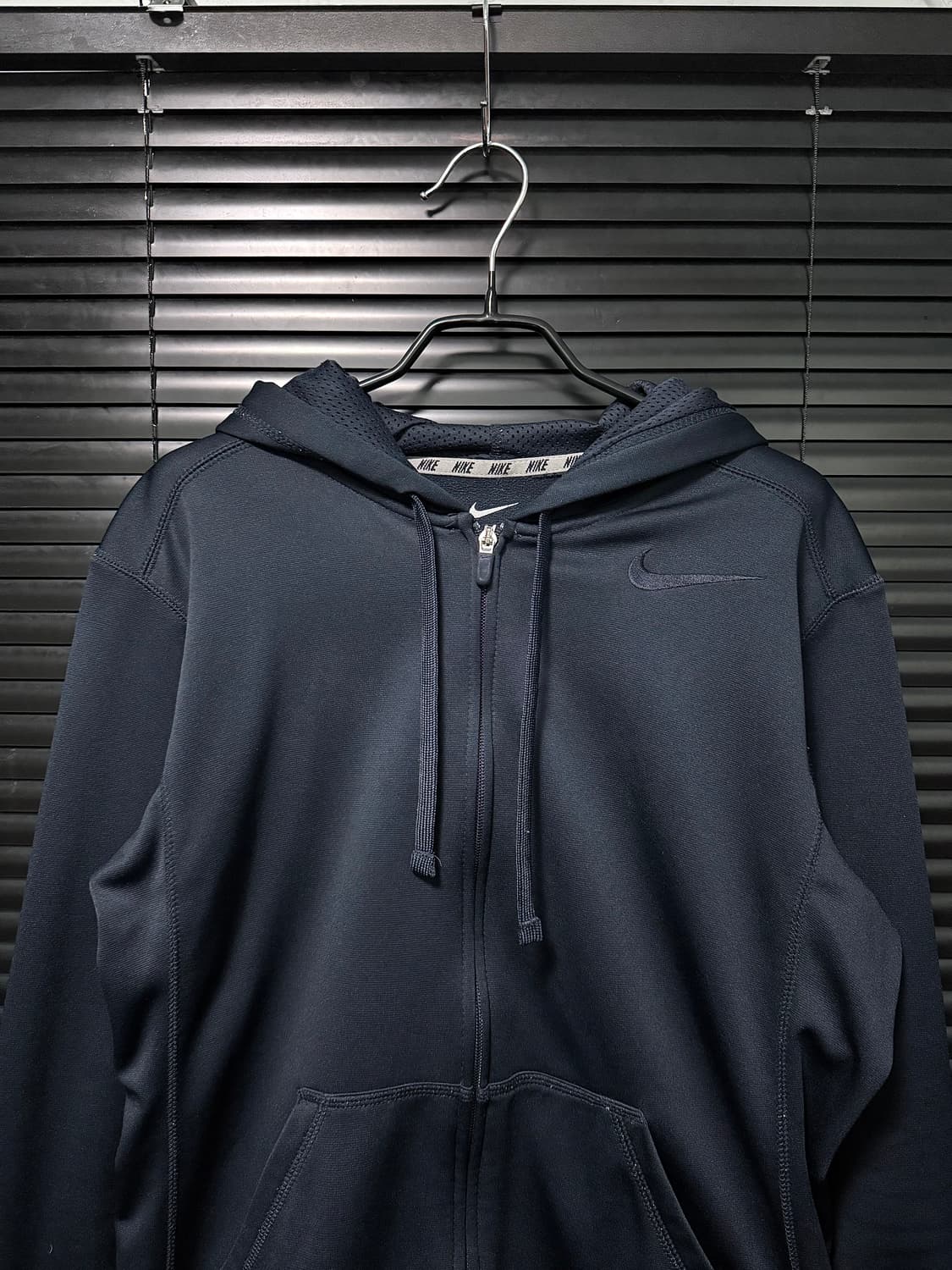 나이키 기능성 후드 집업 기모 M 95 써마핏 테크팩 스우시 기모 런닝 상품이미지2