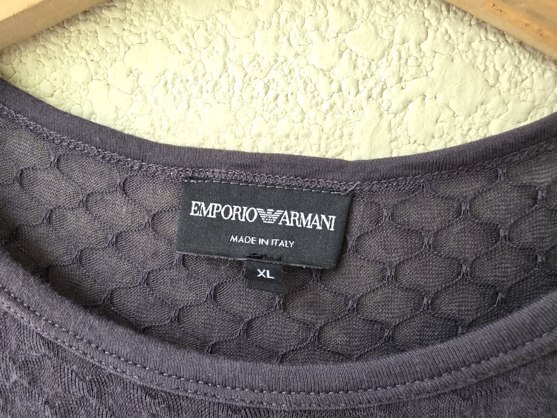 21F/W 엠포리오아르마니 자카드 반팔 (made in italy) 상품이미지3