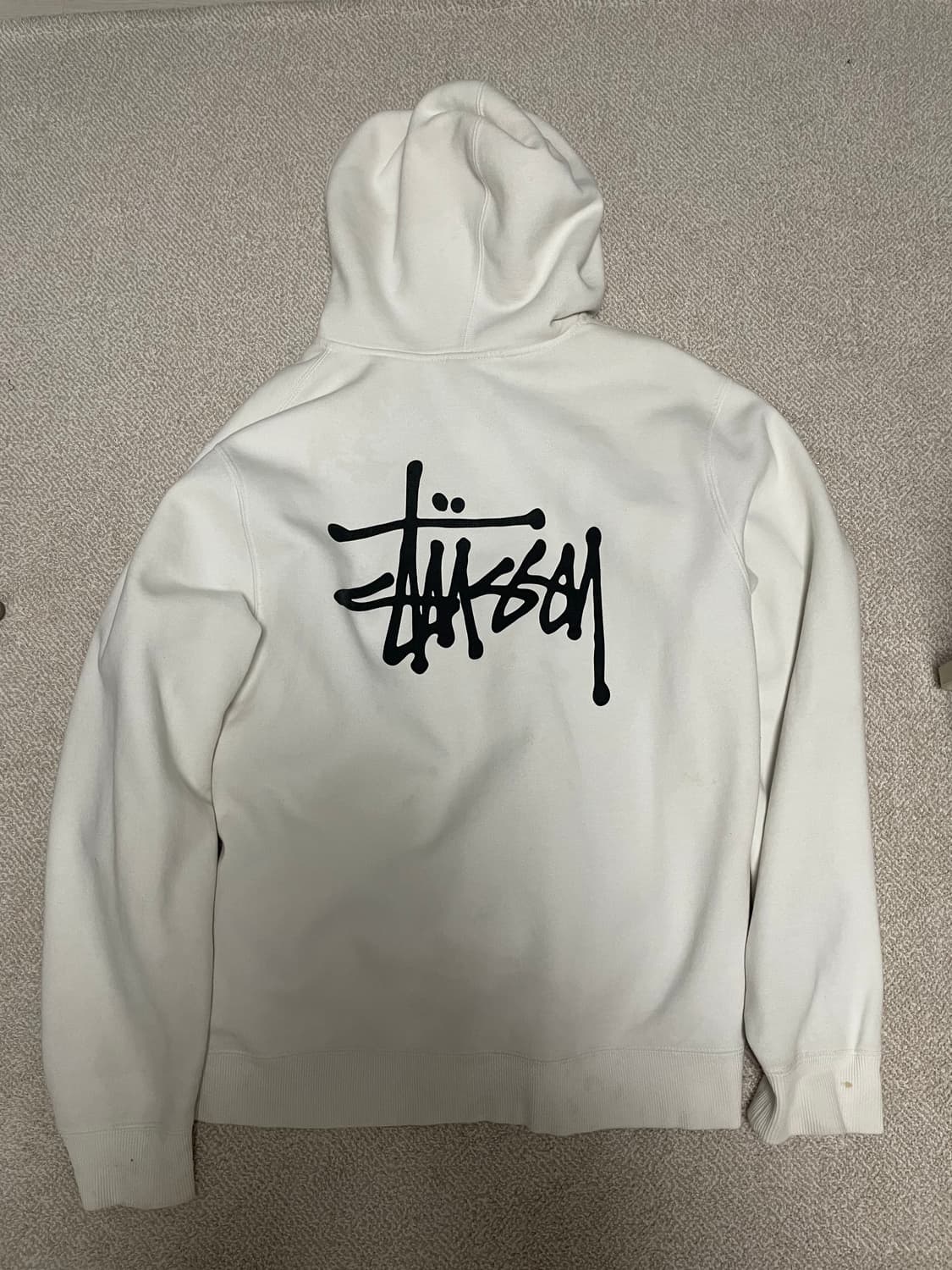 스투시 stussy 후드집업 화이트 L 상품이미지1