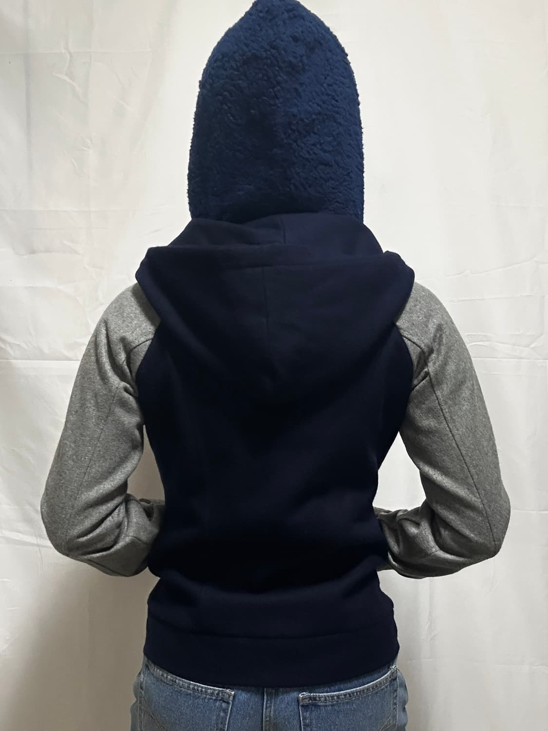 빈티지 울 모직 후드 자켓 상품이미지4