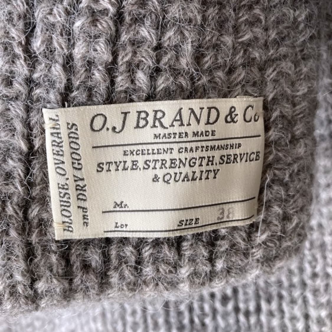 올드조 브리티시 트위드웜 가디건 상품이미지4