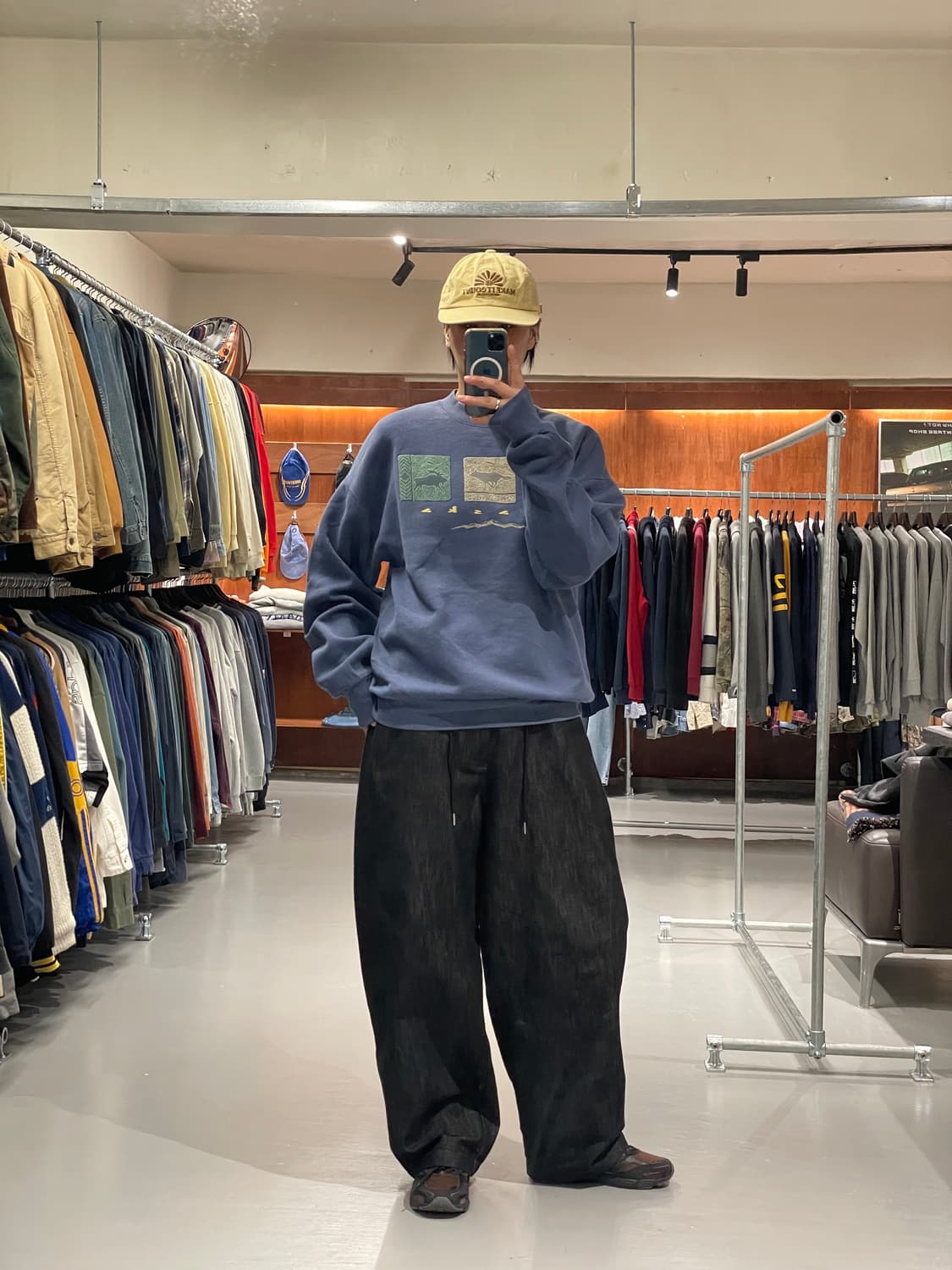 90‘s 빈티지 알래스카 로고 맨투맨    상품이미지4