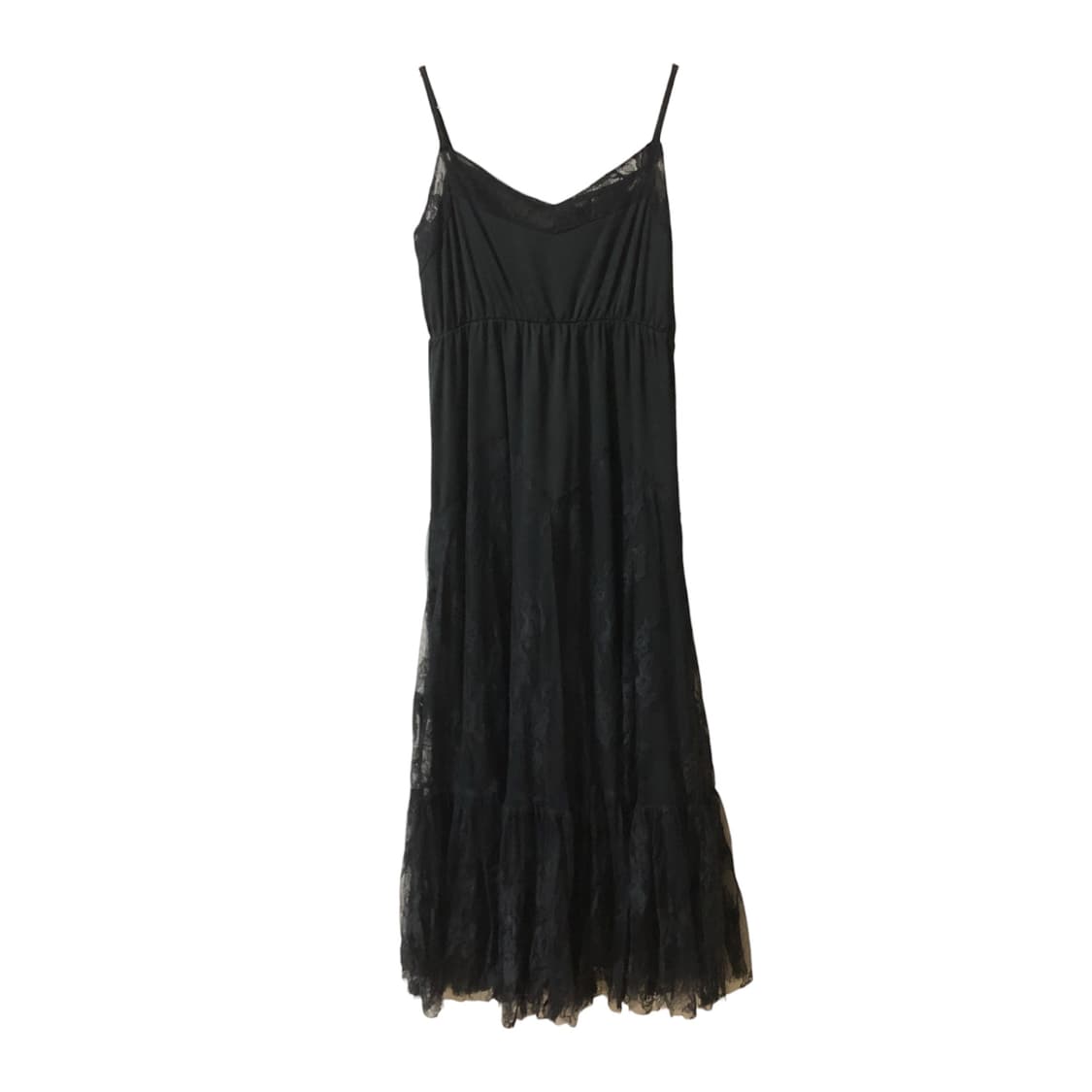 [GRL] Fairykei Black Lace Maxi Dress 상품이미지1
