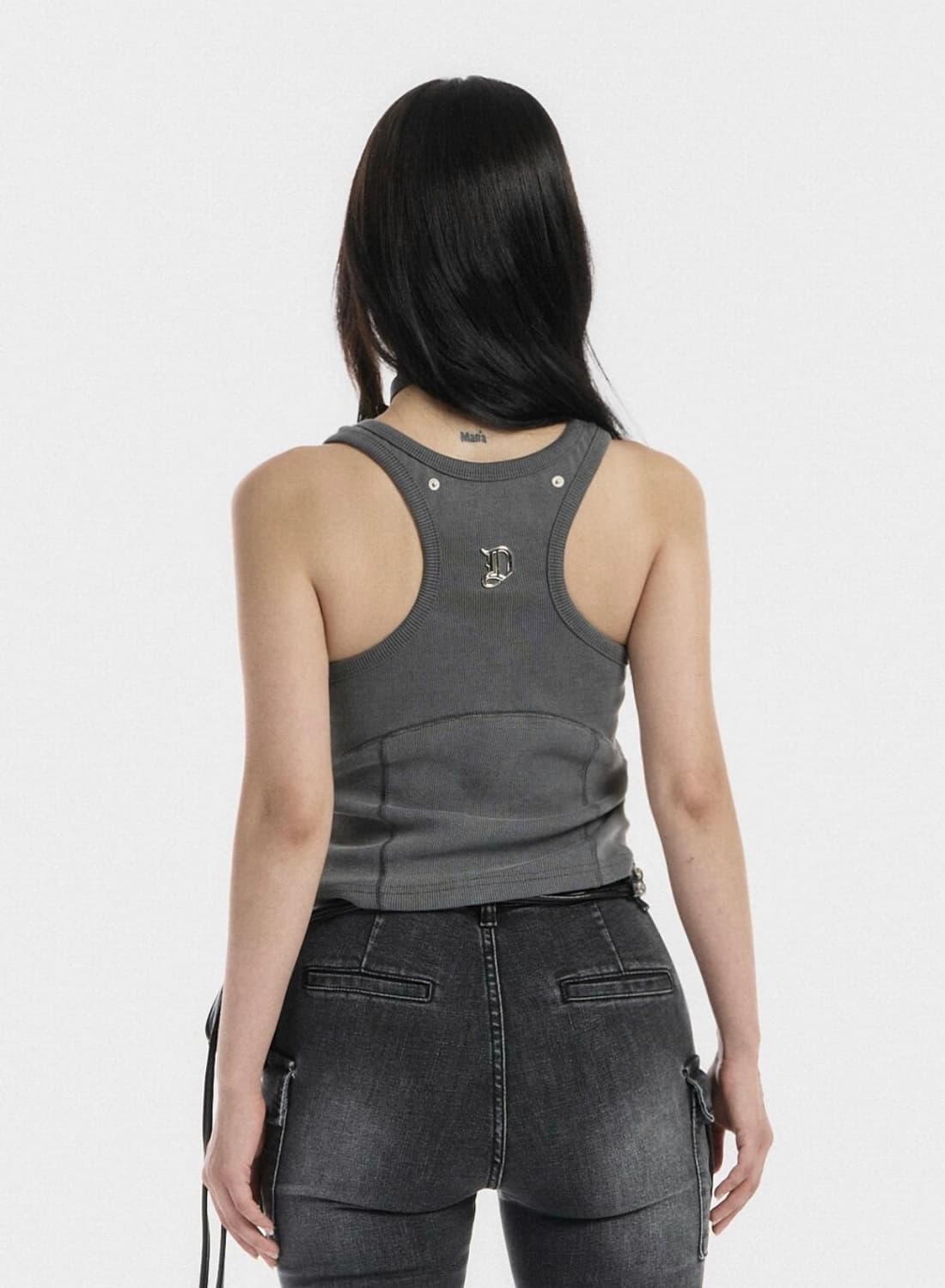 [새상품] 오도어 리벳 나시 84->55 rivet sleeveless 상품이미지1