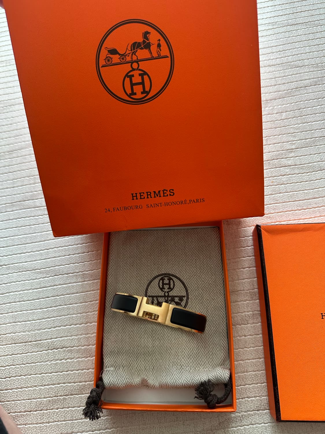 에르메스 클릭아슈 블랙 남자 size 상품이미지1