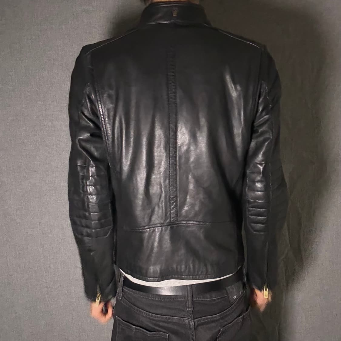 lamb skin leather jacket 상품이미지6