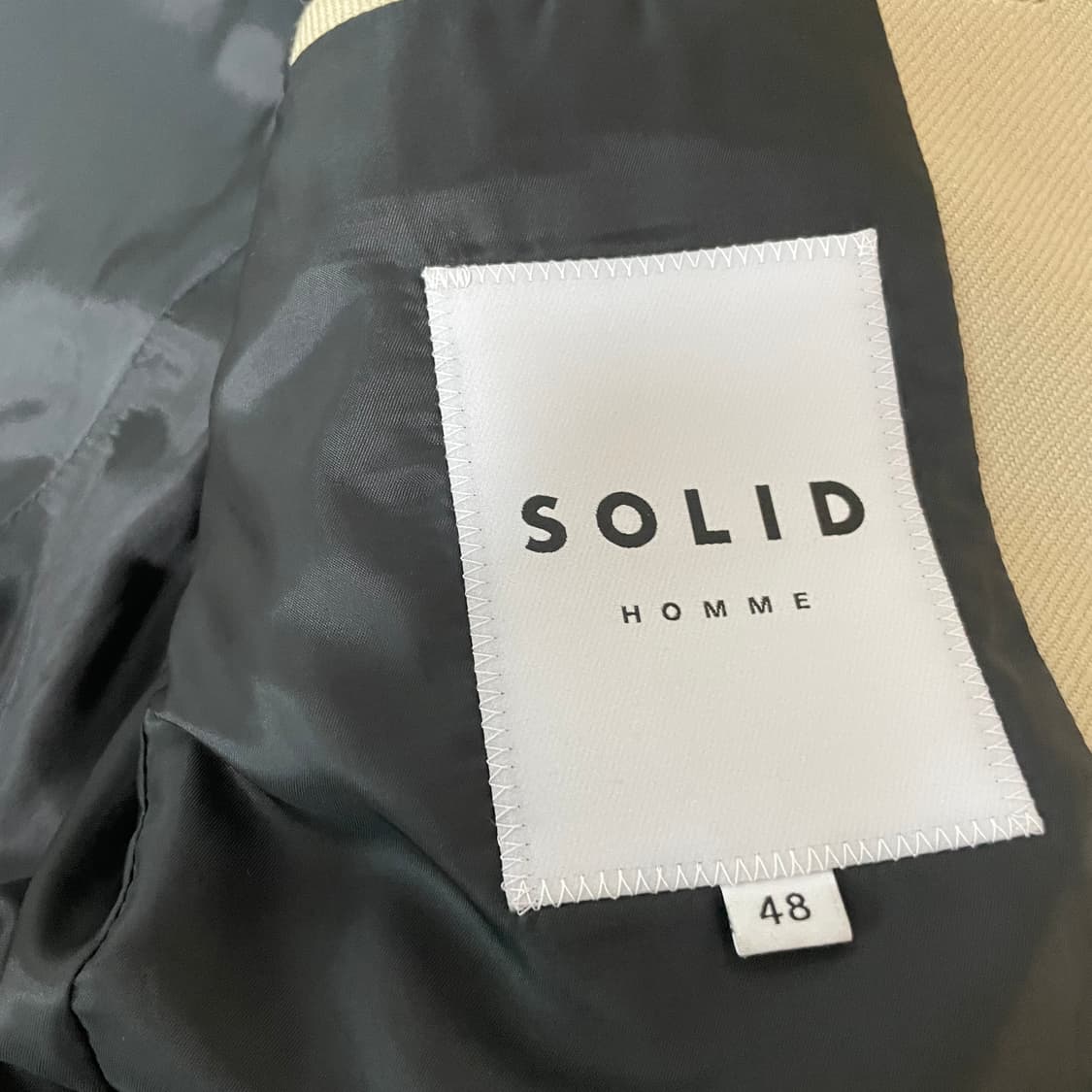 [48]21fw 솔리드옴므 3버튼 오버핏 블레이저 상품이미지5