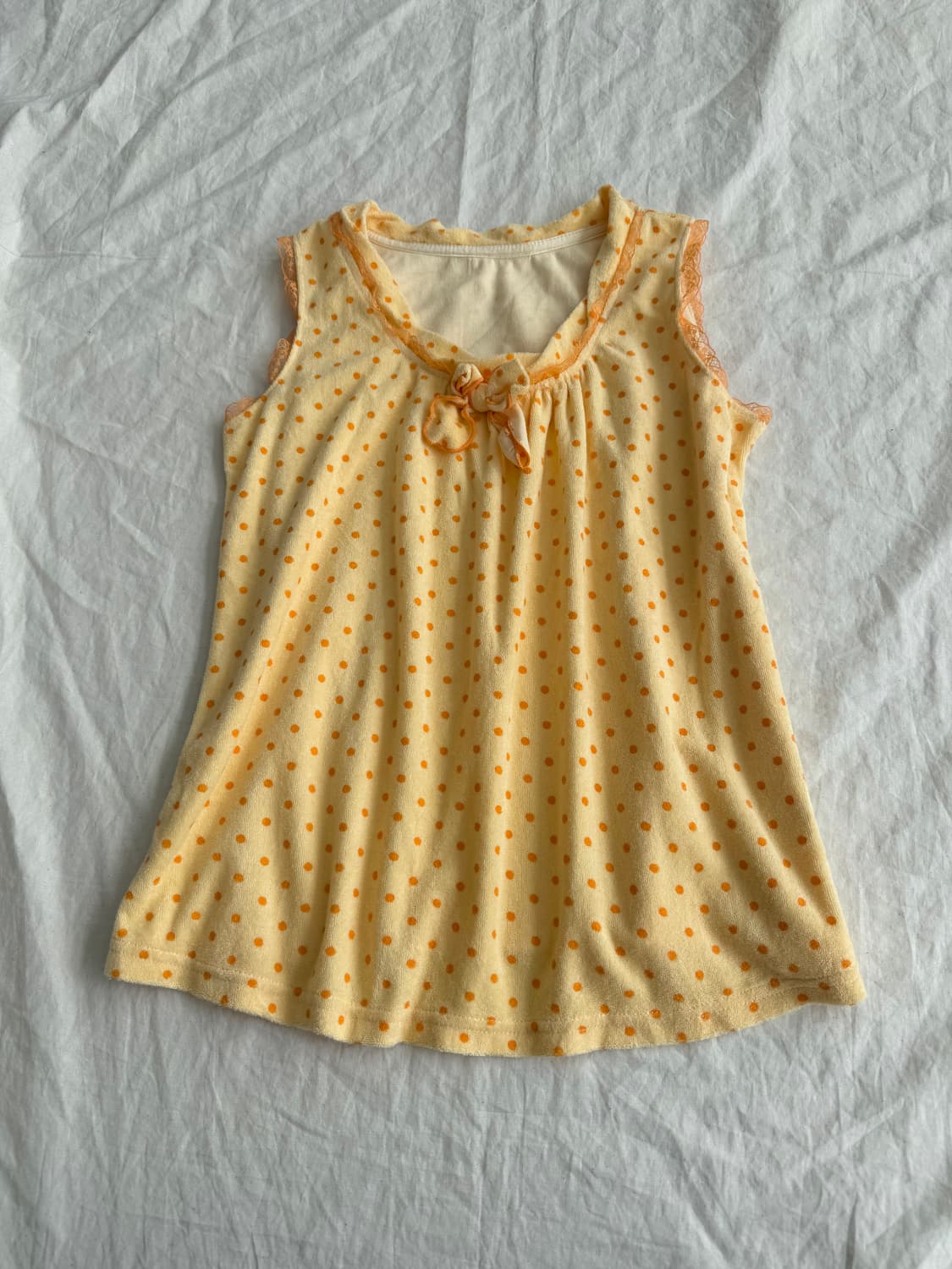 러블리 키치 하이틴 테리 슬리브리스 상품이미지1