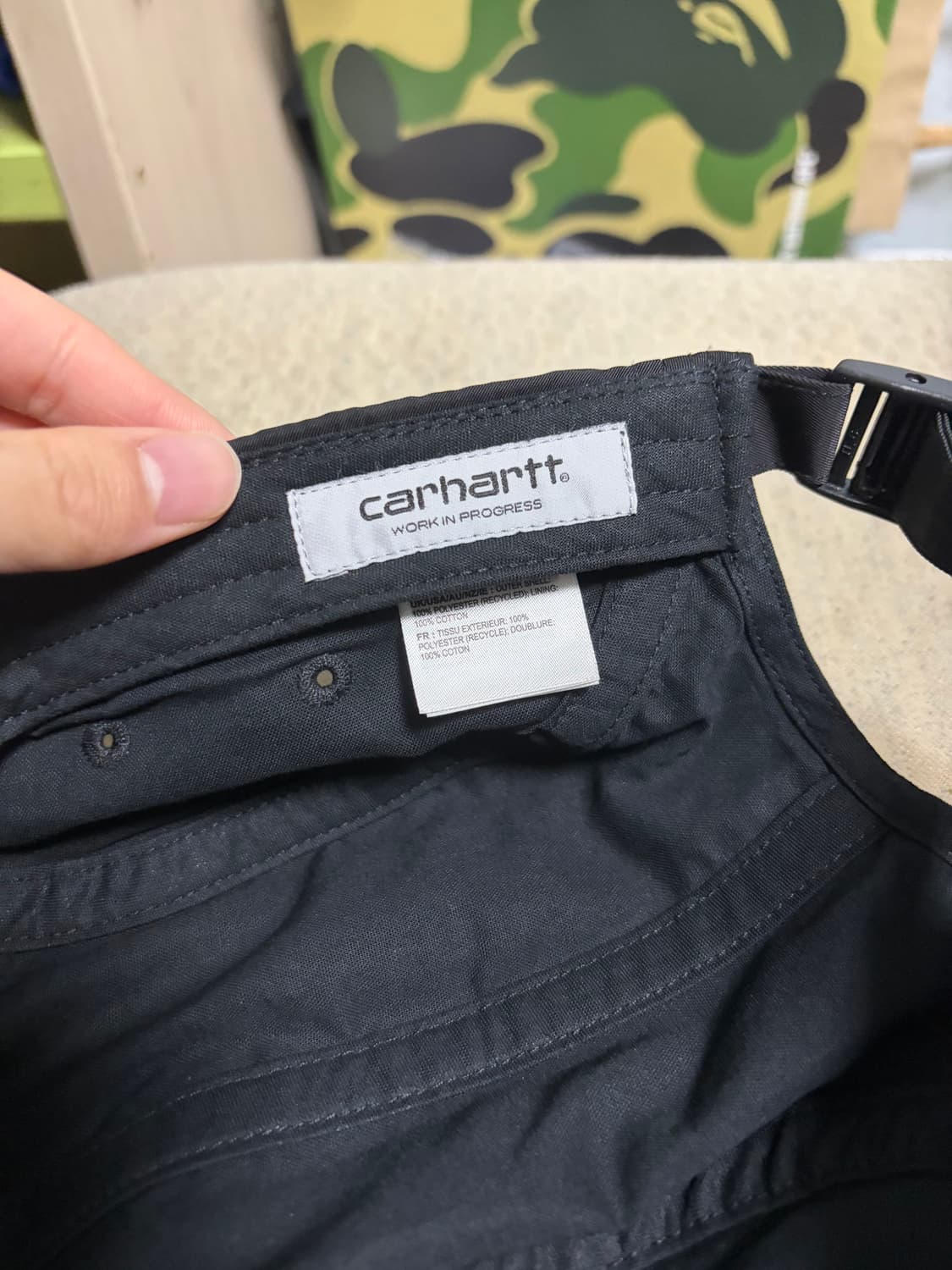 칼하트 WIP 네바 캡 블랙 (캠프 캡) 상품이미지3