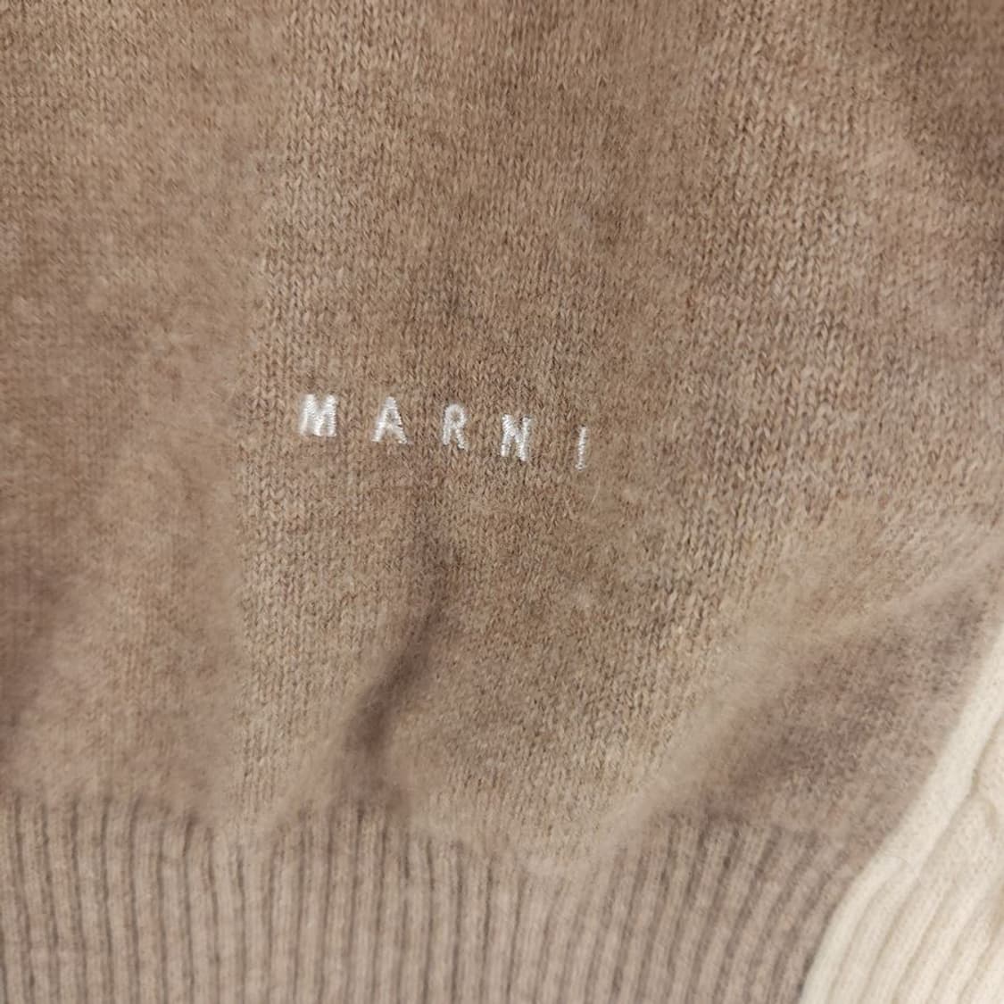 [여40]마르니 캐시미어 반소매 니트[Y63-049]/레이디블루 상품이미지5