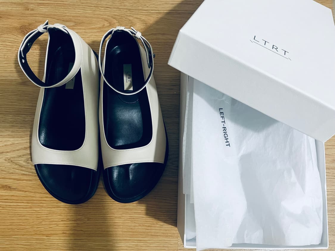 LEFT-RIGHT COMFY SANDAL 판매(웜화이트/250) 상품이미지9