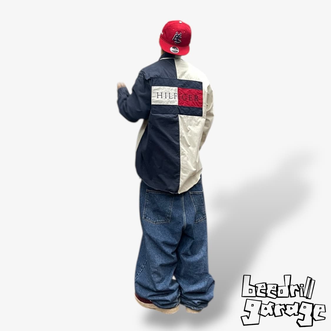 90s 올드스쿨 타미힐피거 빅로고 셔츠 상품이미지1