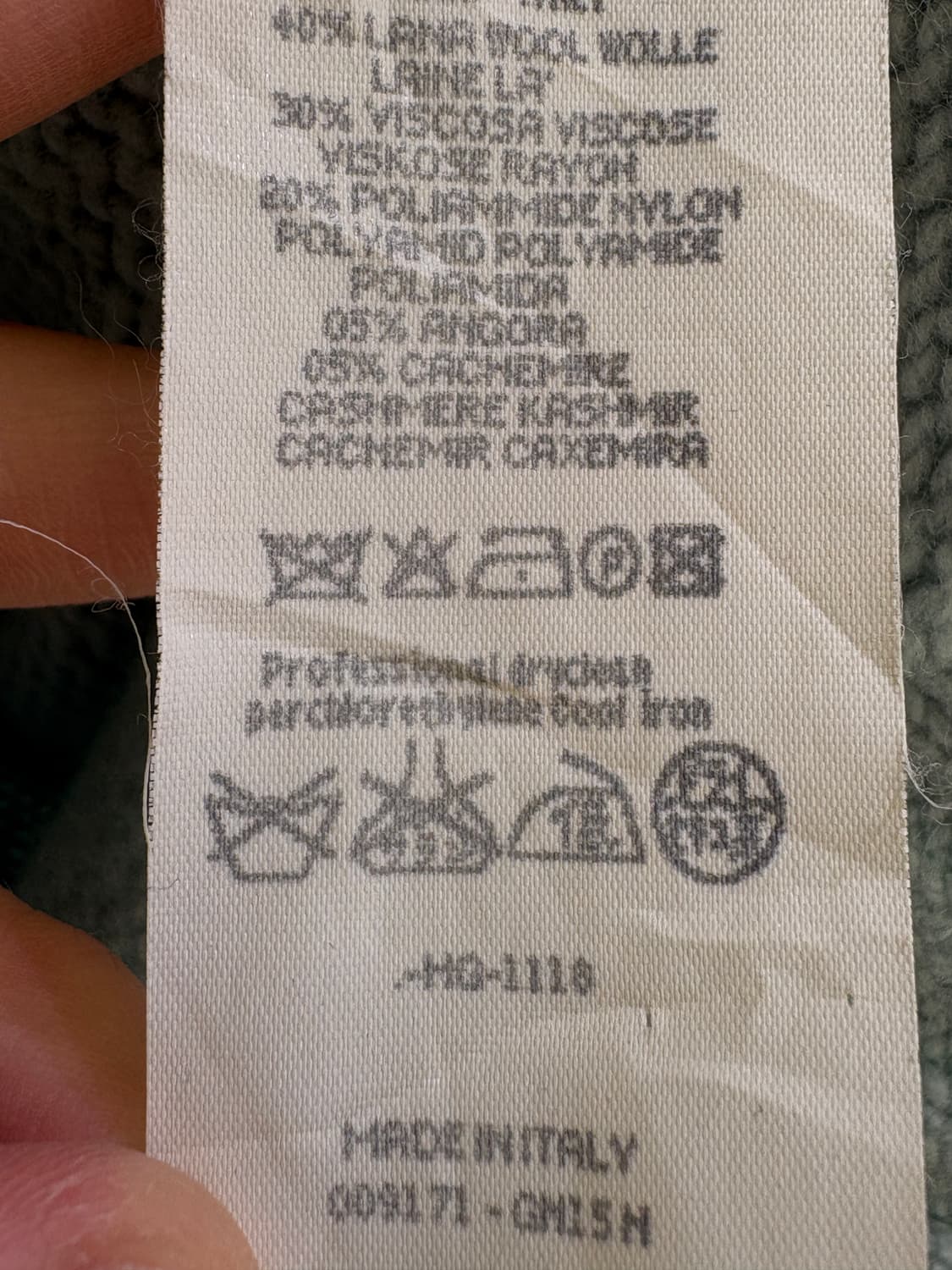 HISTORY (Made in Italy) 니트반집업 상품이미지9