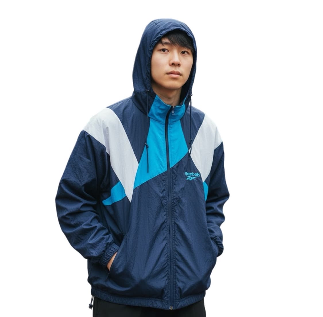 리복 후디 나일론 바람막이 자켓 집업 상품이미지1