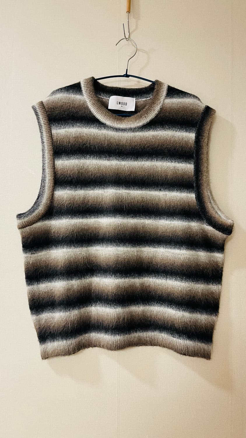 새상품) 엘무드 LMOOD 하이틴 알파카 베스트 니트조끼 정가10만원대 상품이미지3