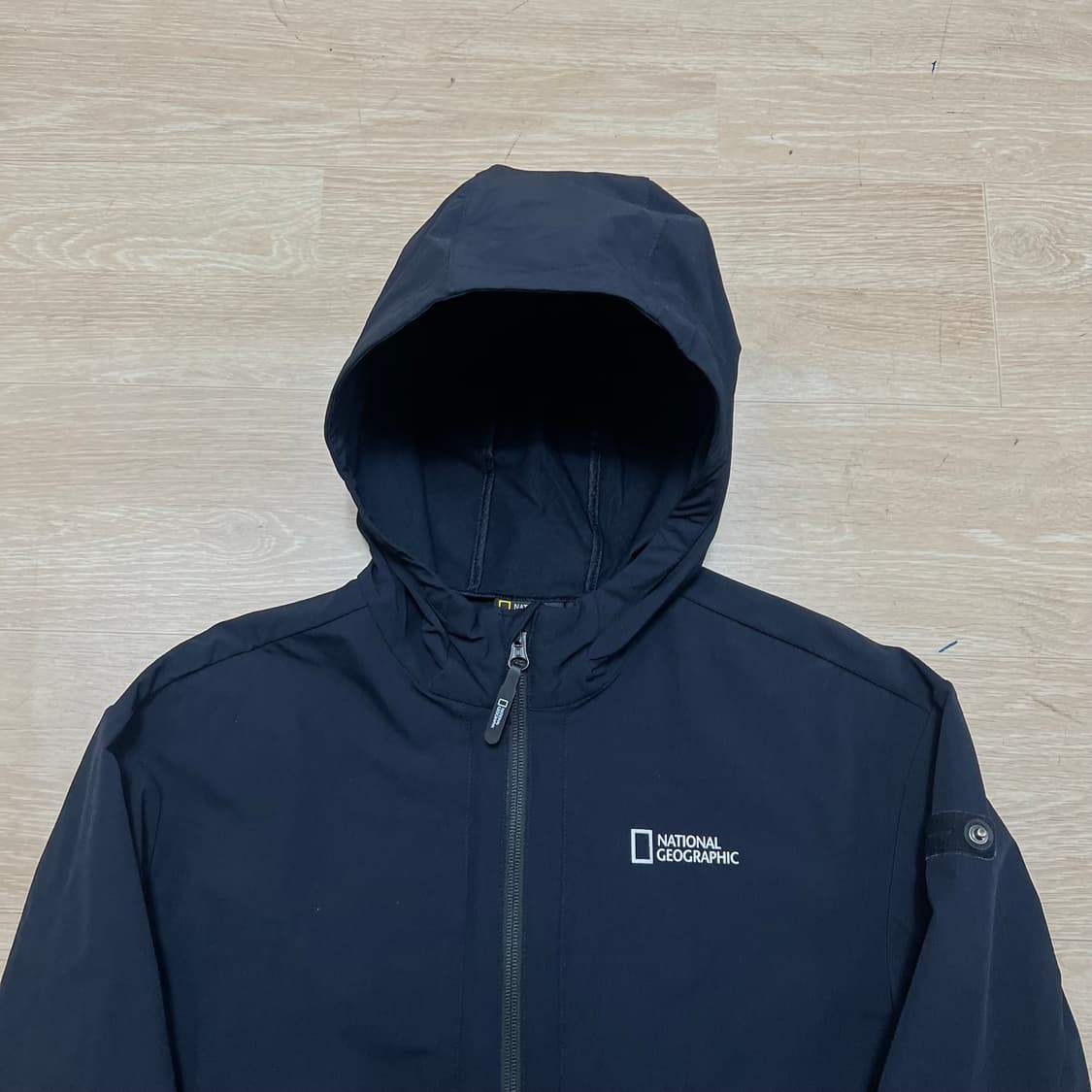 내셔널 지오그래픽 키즈 바람막이 후드자켓 [블랙] 150 상품이미지2