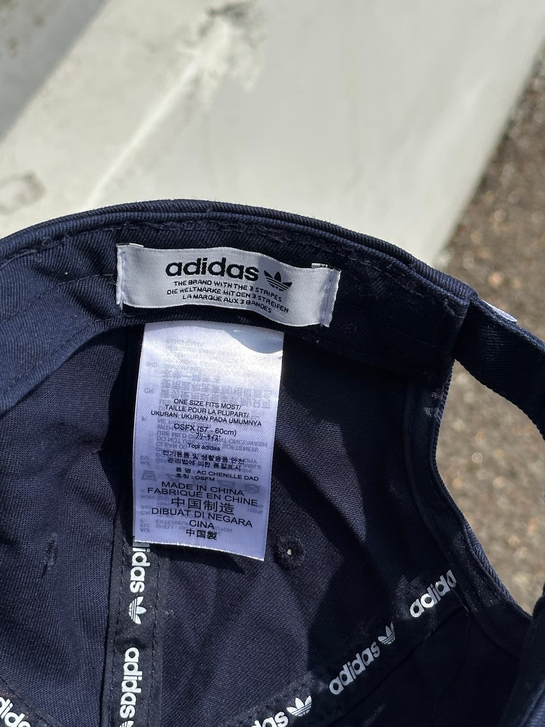 [F] 아디다스 오리지널 트레포일 로고 네이비 볼캡 모자 상품이미지6